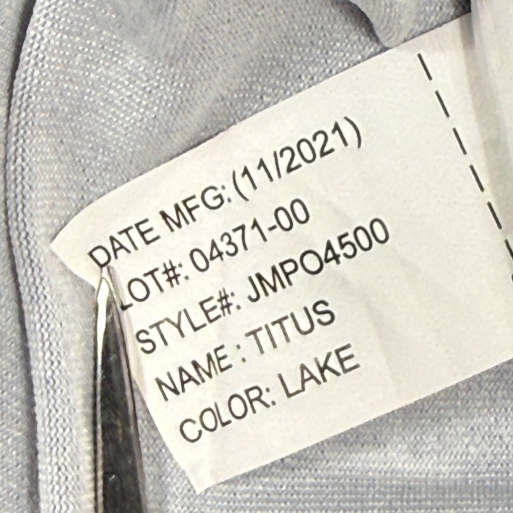 Johnnie O Performance Polo Mens XL Golf Lake Blue Allover Surfboard Print Titus - Picture 6 of 9